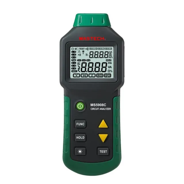 Circuit Breaker Finder - MASTECH MS5908C LCD Circuit Analyzer Tester