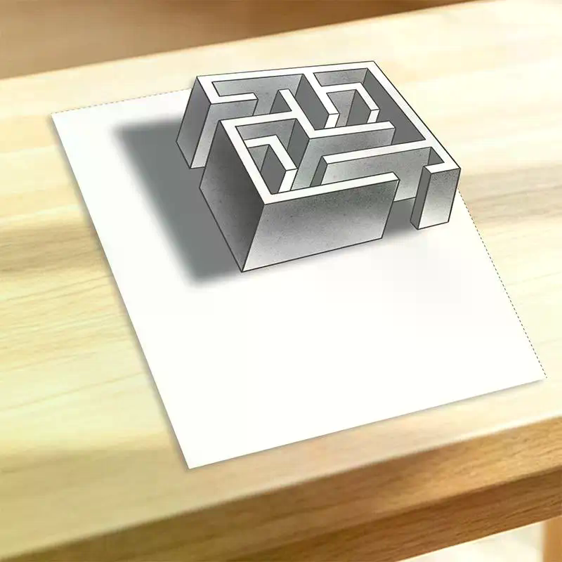 Home Improvement Books - Magic 3D Stereoscopic Painting Books For