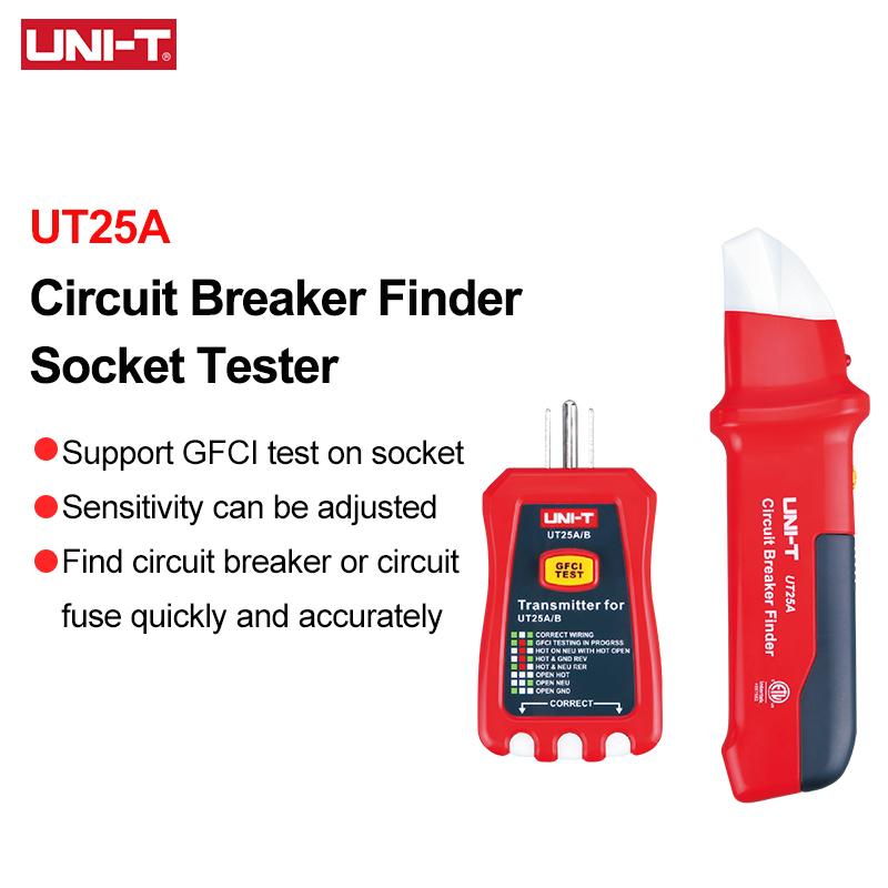 Circuit Breaker Finder - UNI-T AC Circuit Breaker Finder UT25A