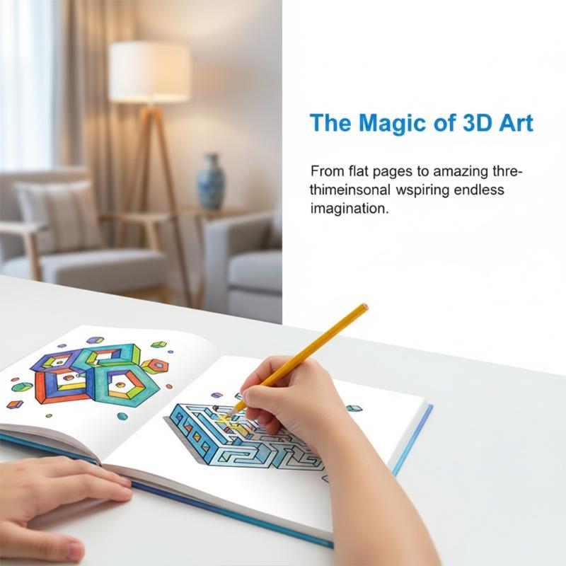 1/4Pcs Magic 3D Stereoscopic P - Home Improvement Books recension och pris