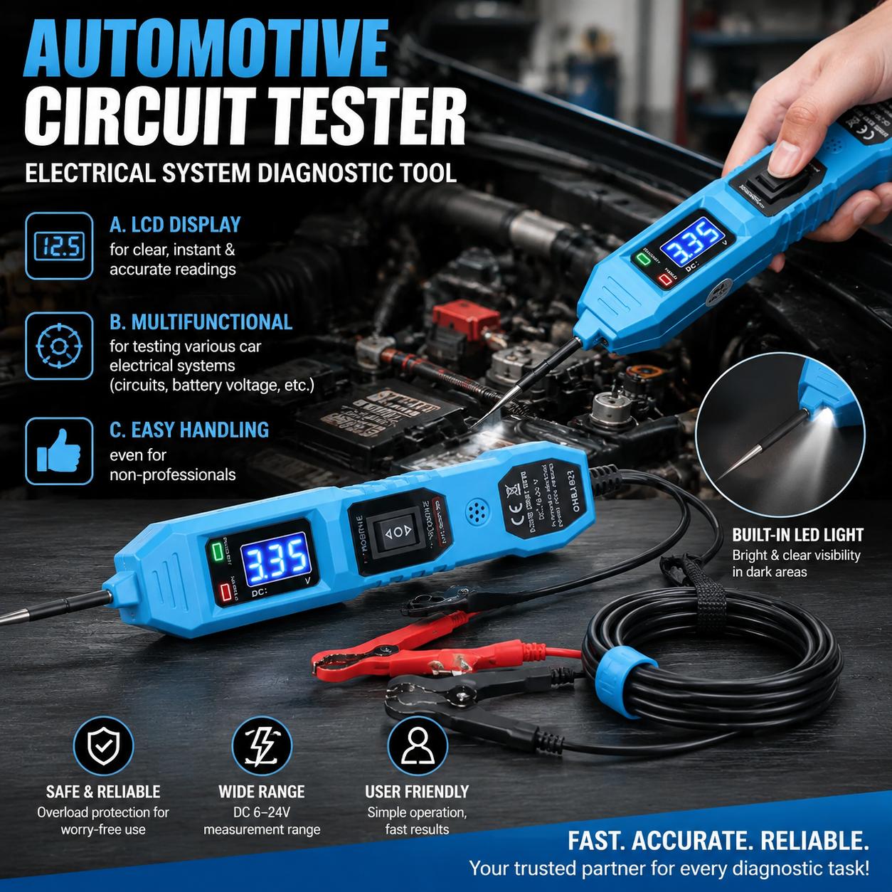 Automotive Diagnostic Tool Sho - Circuit Breaker Finder recension och pris
