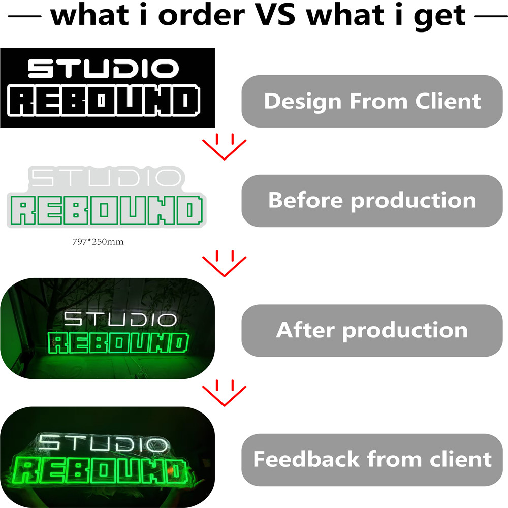 Personalized Design Neon Sign, - Home Improvement Logo recension och pris