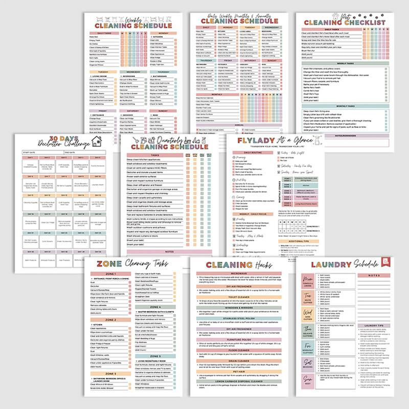 Household Cleaning Schedule Cl - Home Improvement Books recension och pris