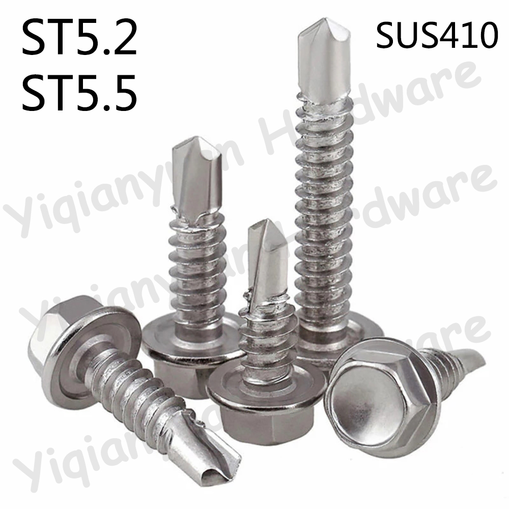 Yiqianyuan ST5.2/5.5 SUS410 St - Deck Screw Stainless recension och pris
