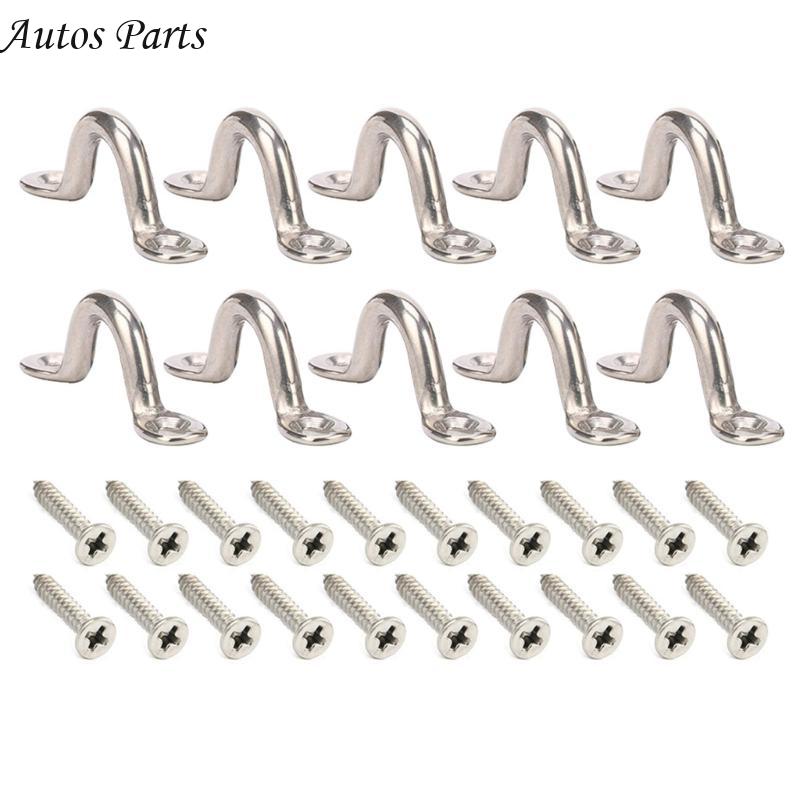 57BA 8pcs/10pcs Tie Down Ancho - Deck Screw Stainless recension och pris