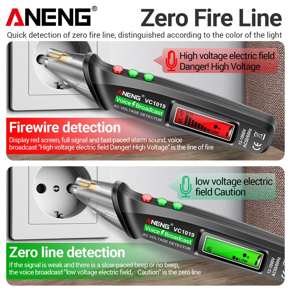 Tester Pen Non-Contact Voice B - Circuit Breaker Finder recension och pris